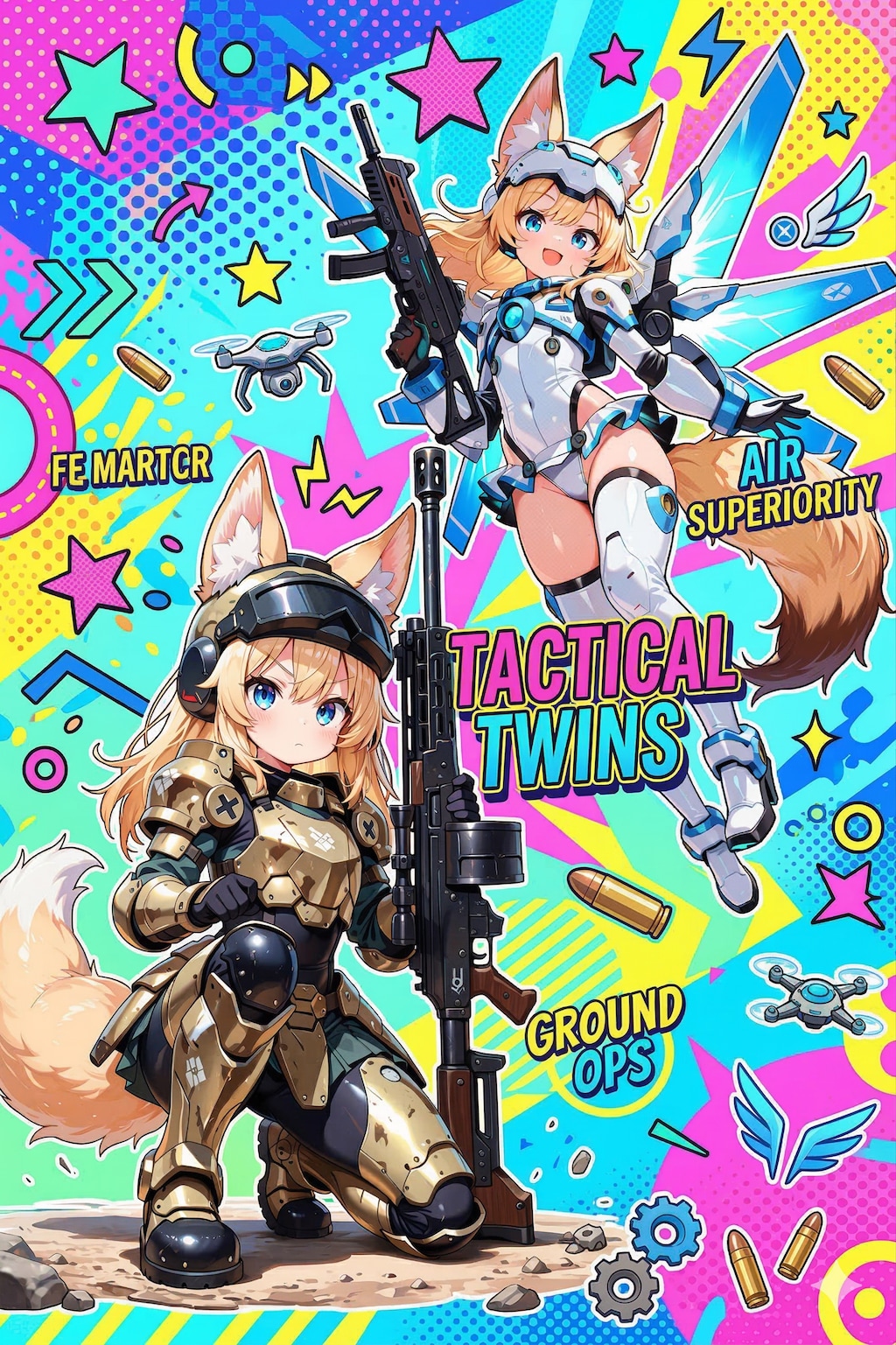 陸戦＆空戦型双子けもぱわーど