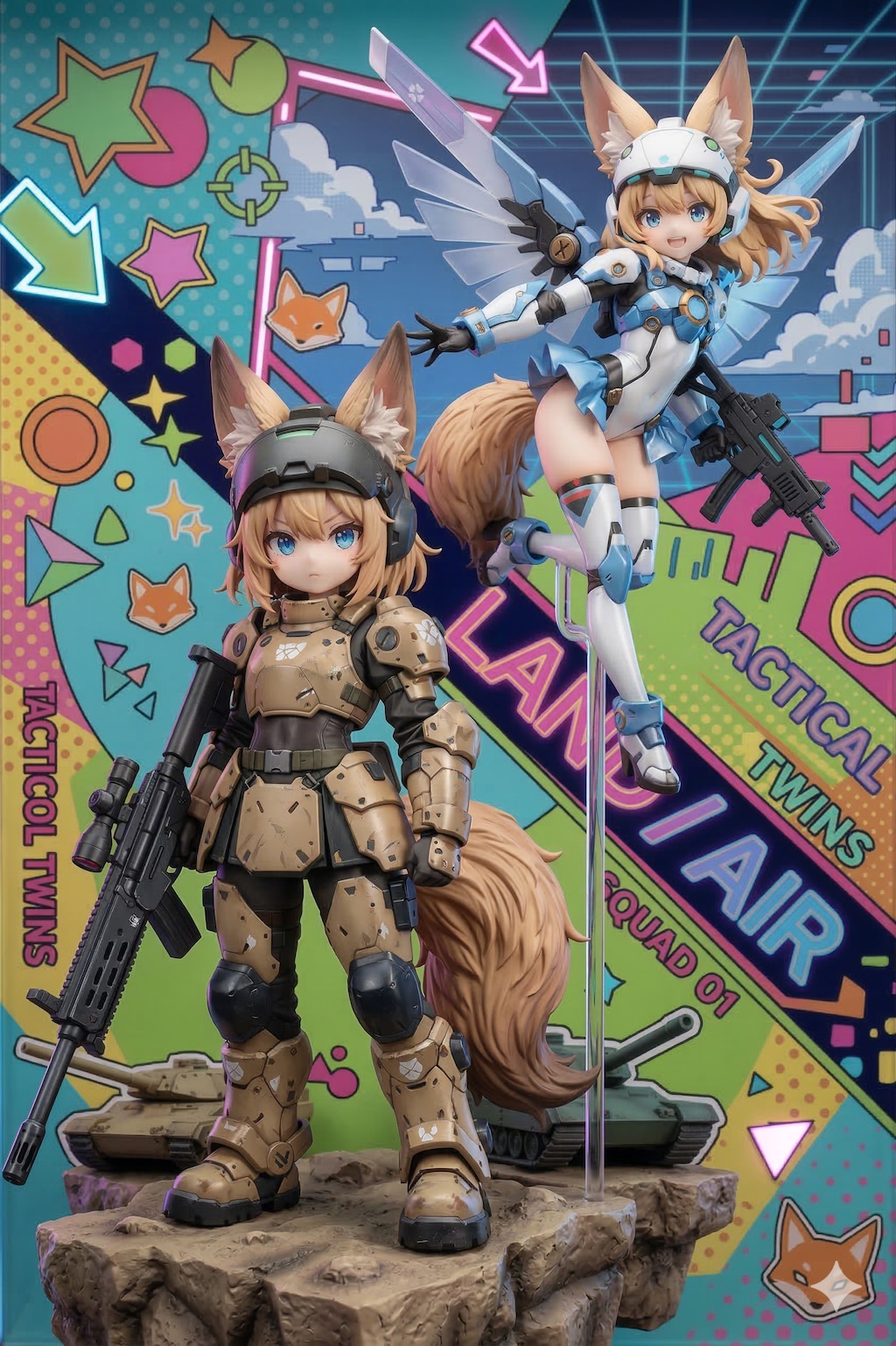 陸戦＆空戦型双子けもぱわーど