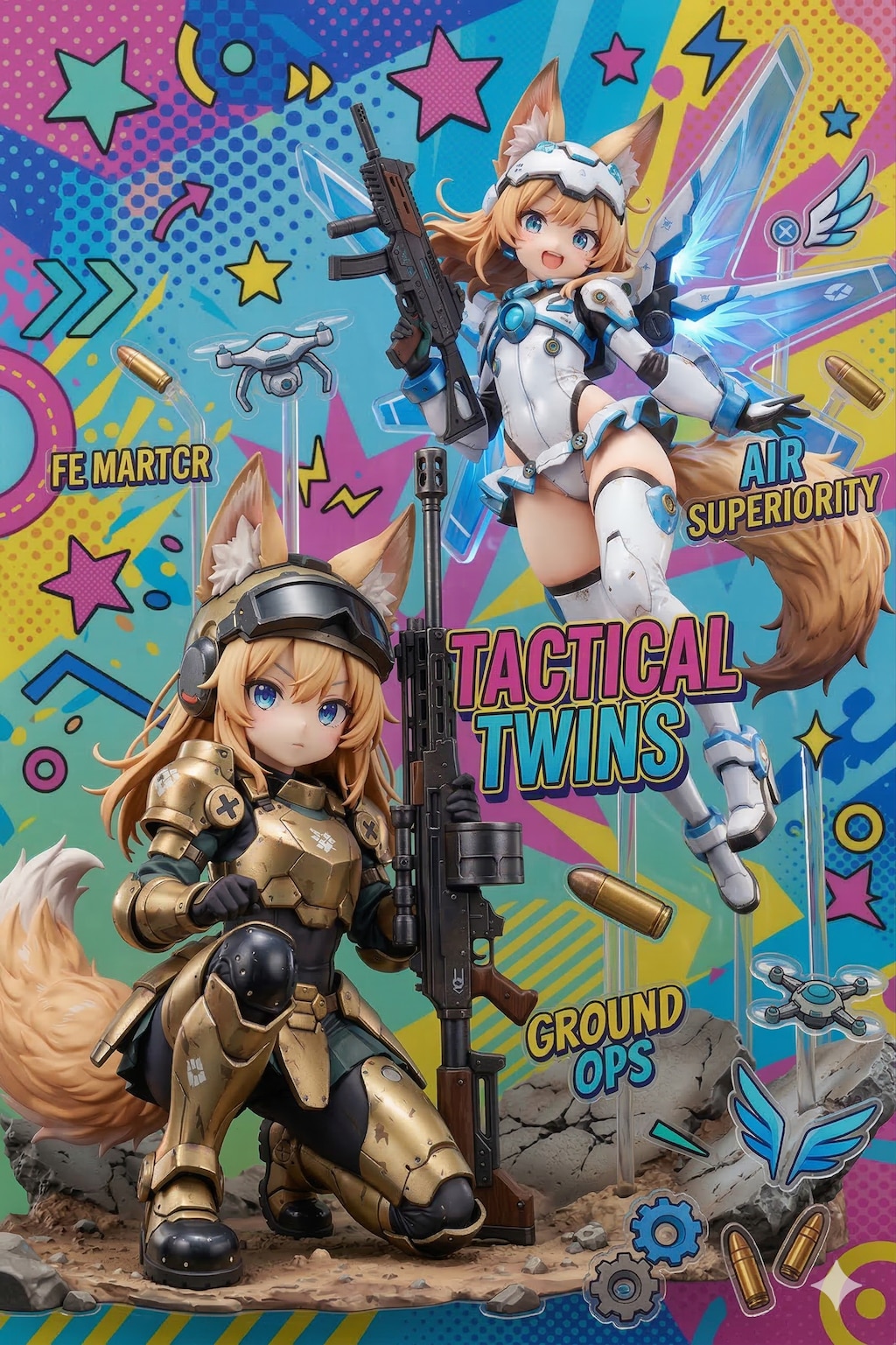 陸戦＆空戦型双子けもぱわーど