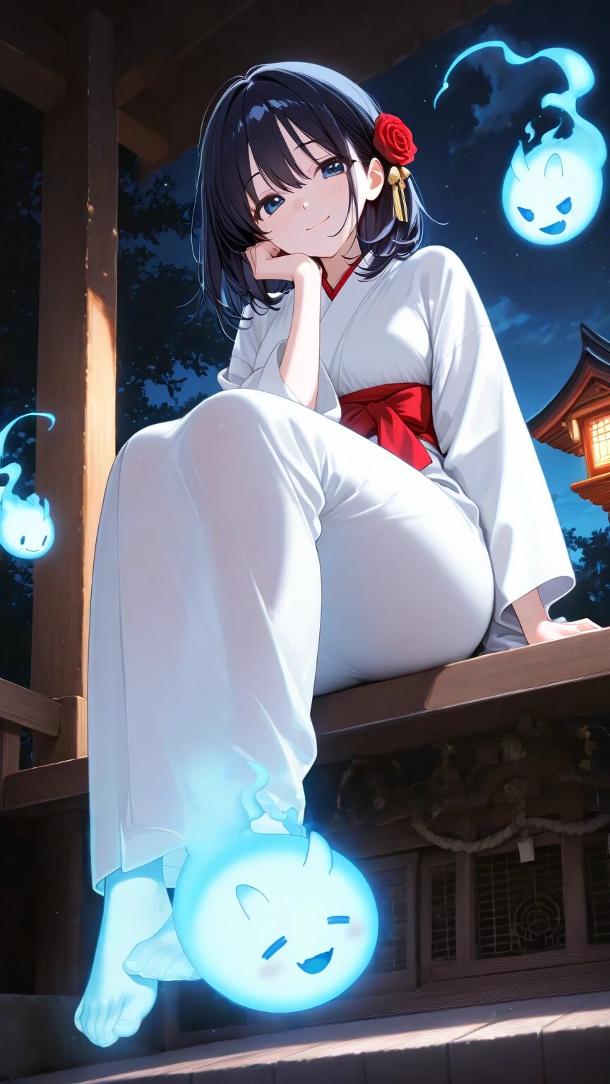 おつかれさま、座ってく？🌙 | の人気AIイラスト・グラビア