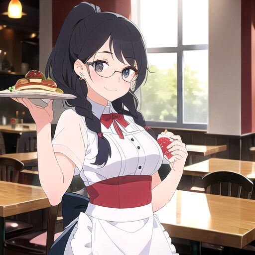 眼鏡の給仕係