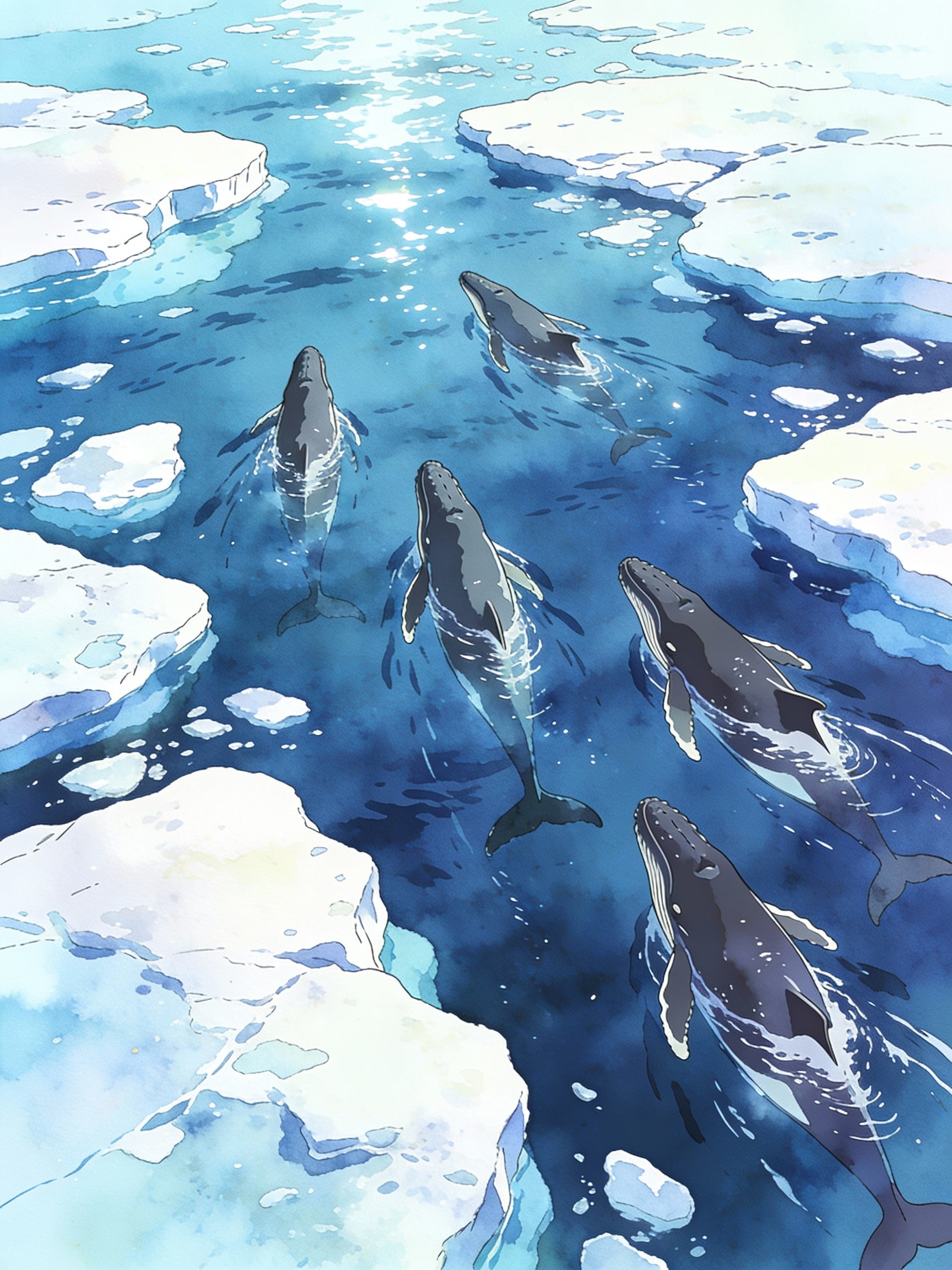 くじらの生態調査 | の人気AIイラスト・グラビア