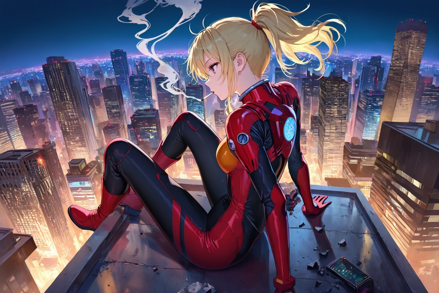 美女は高いところがお好き