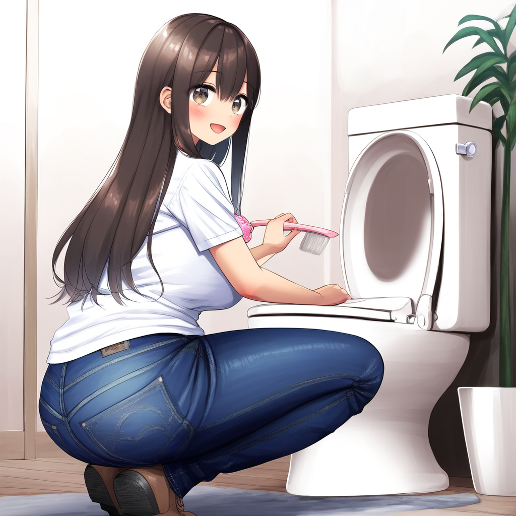 トイレは綺麗にね