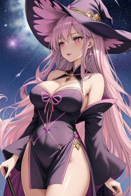 星空に佇む
