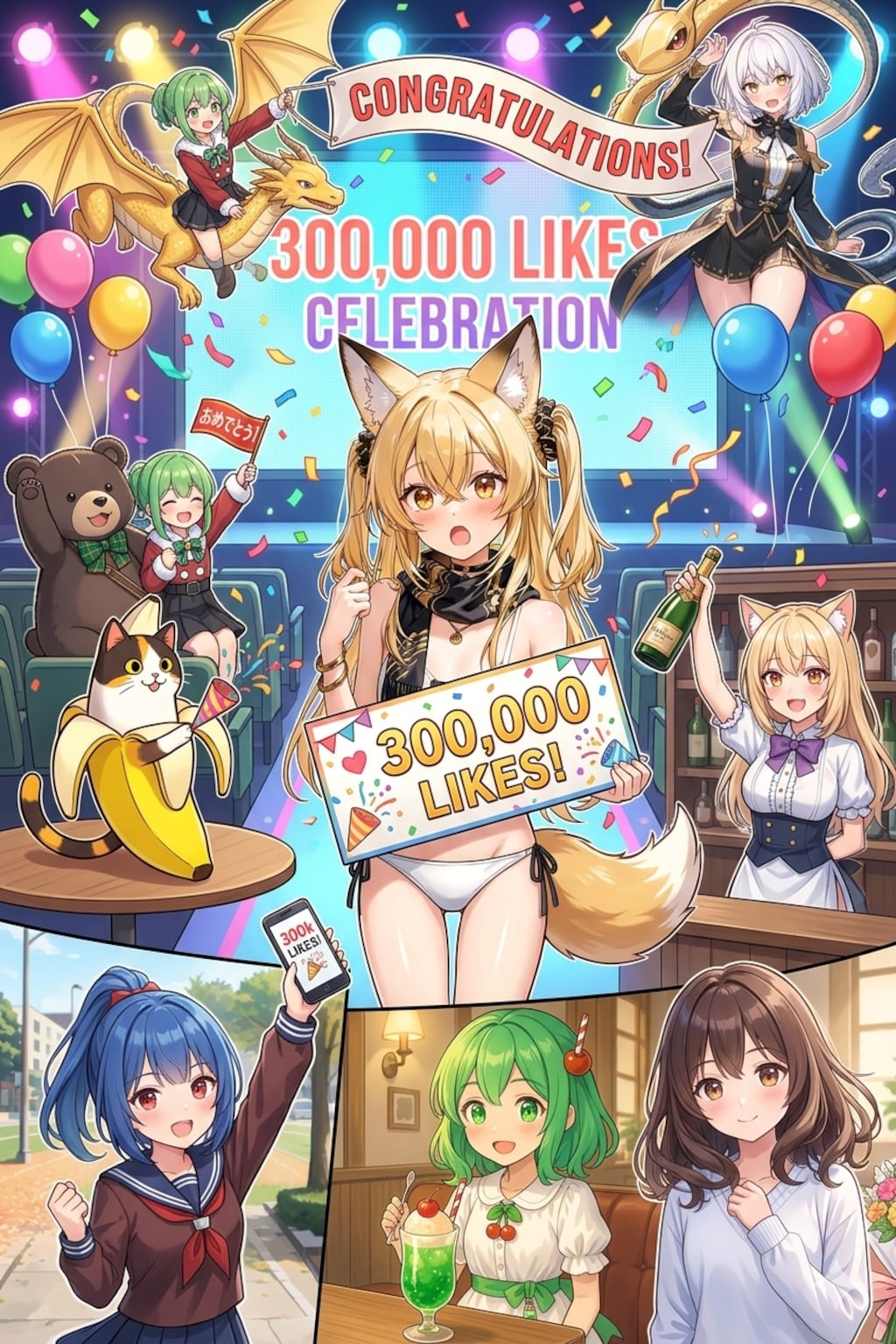 ミラさんの30万いいねを皆さんでミラもる(見守る)