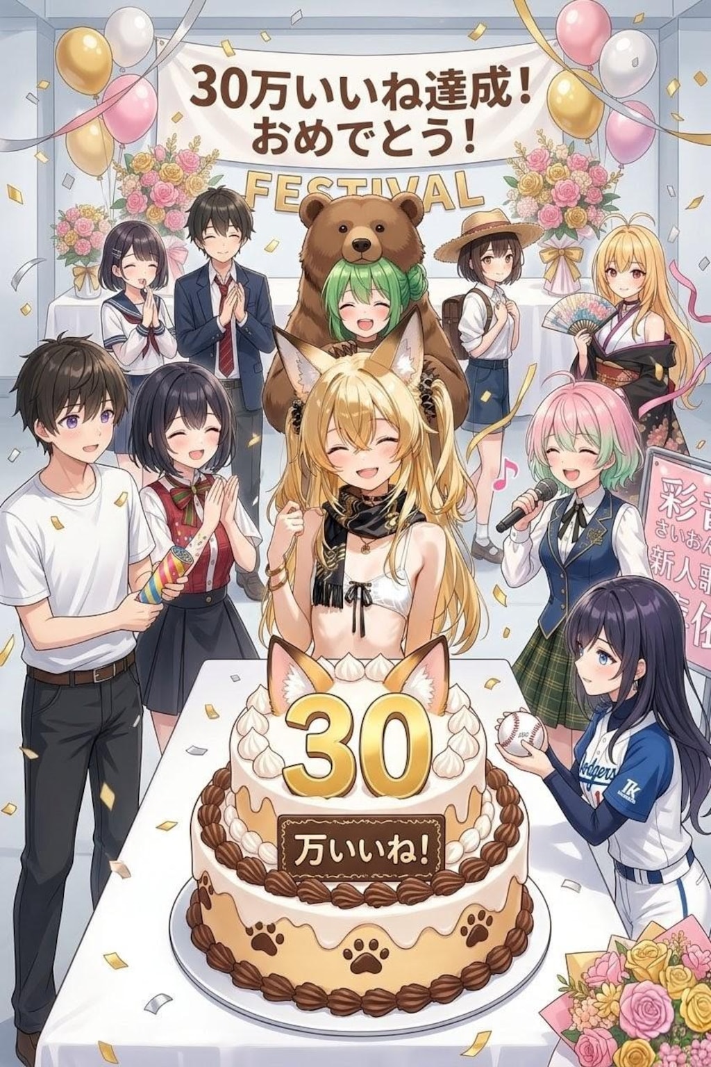 ミラさんの30万いいねを皆さんでミラもる(見守る)