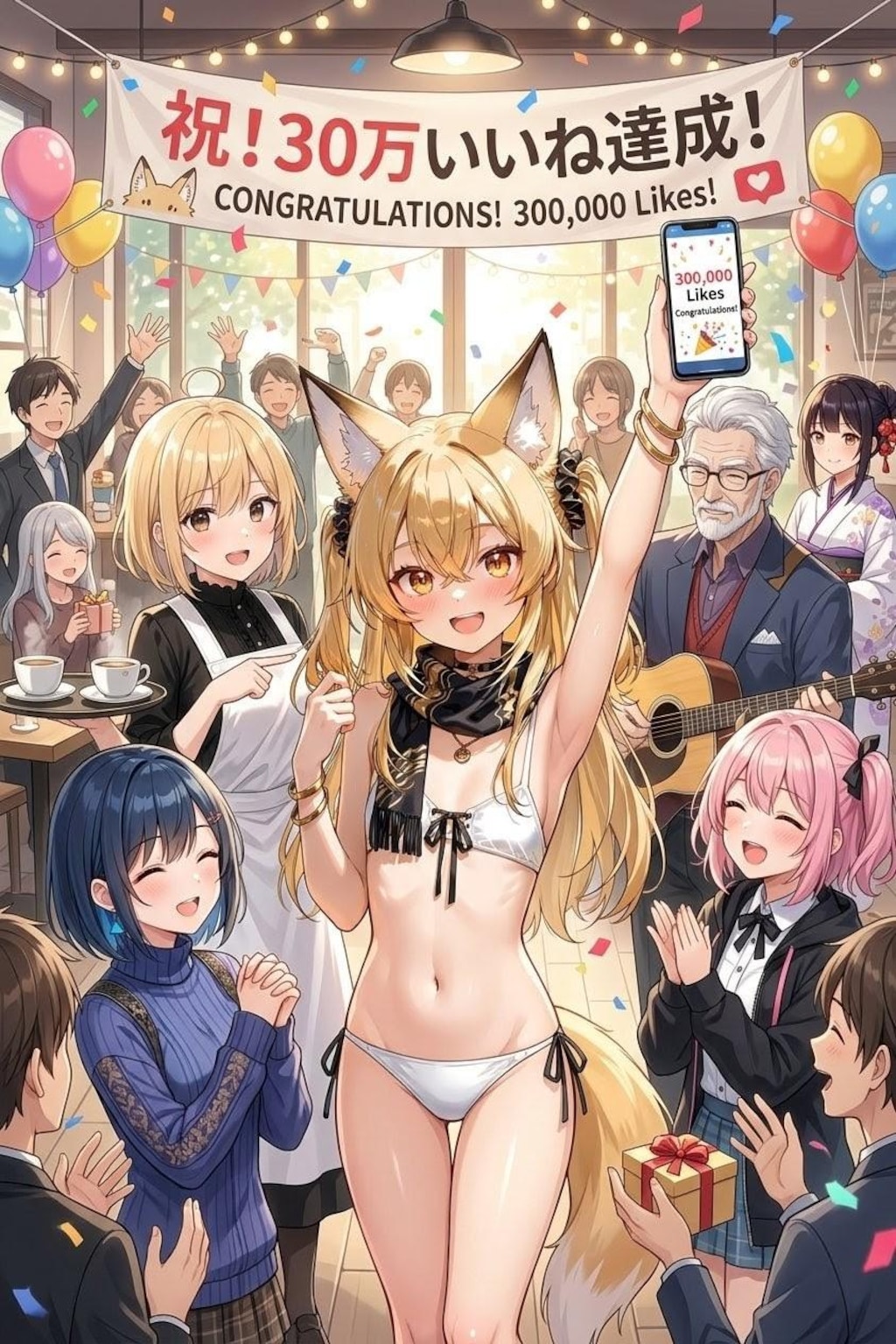 ミラさんの30万いいねを皆さんでミラもる(見守る)