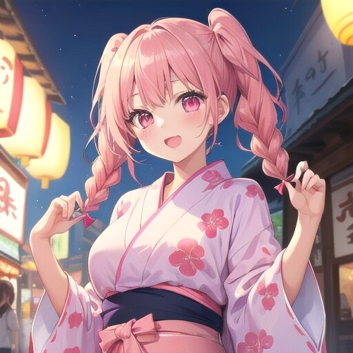 今日はお祭りだね♡ | の人気AIイラスト・グラビア