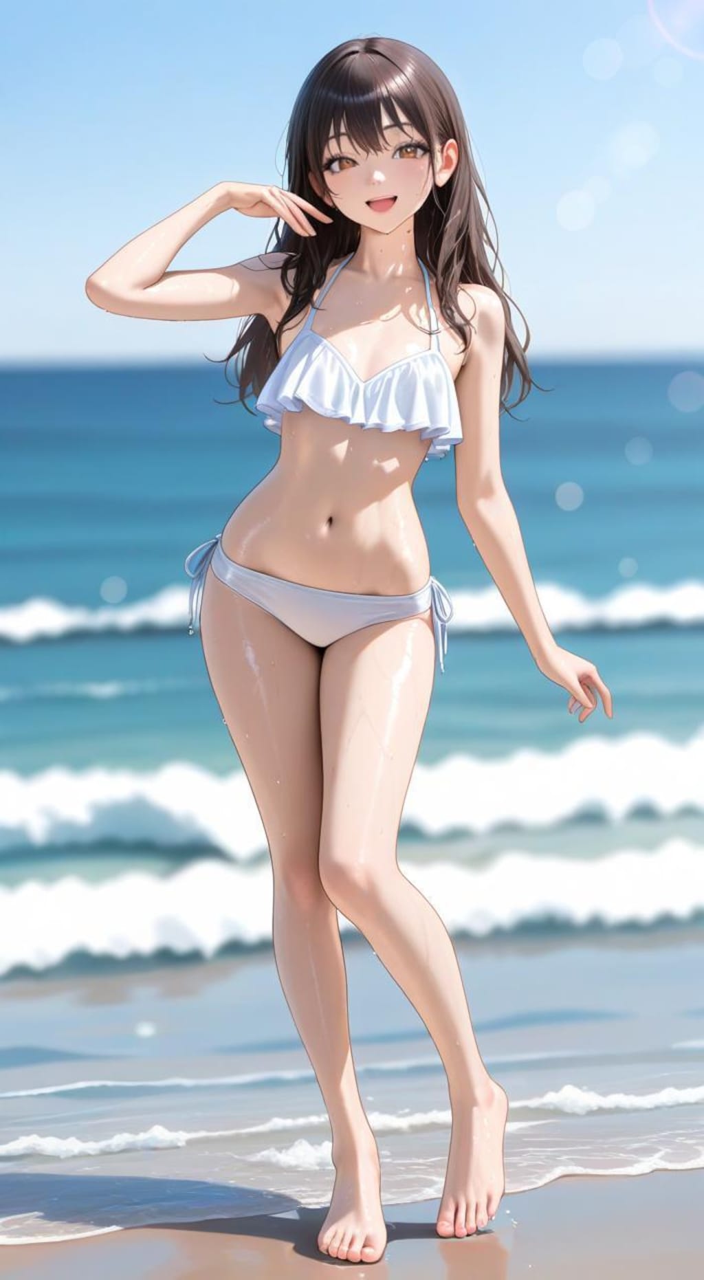 海だ！少女だ！