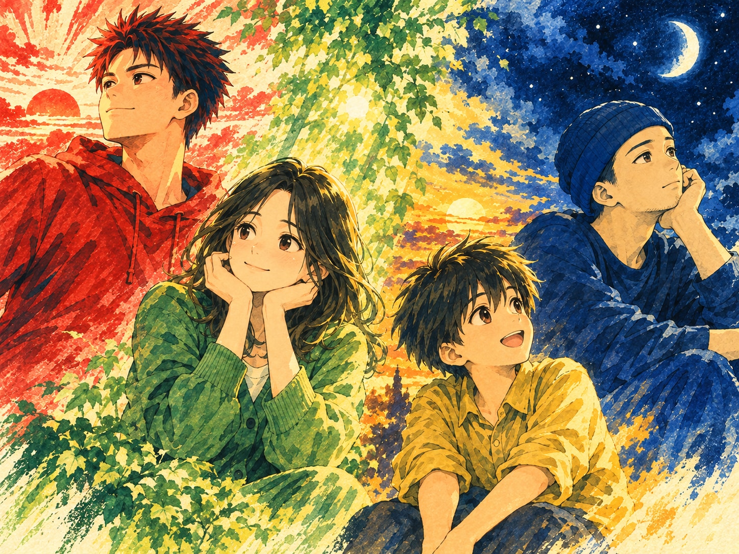 4人組 268 | の人気AIイラスト・グラビア