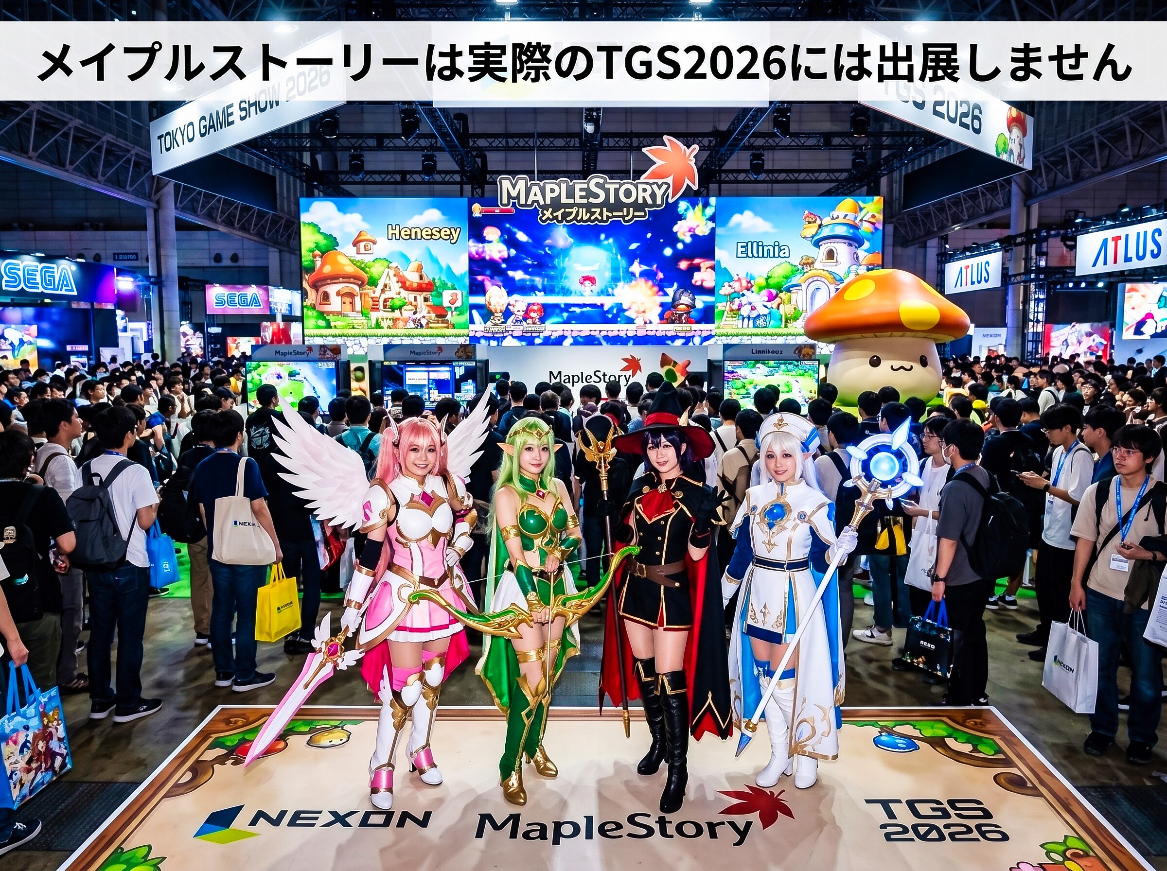 TGS　メイプルストーリー編(実際には出展されません) | の人気AIイラスト・グラビア