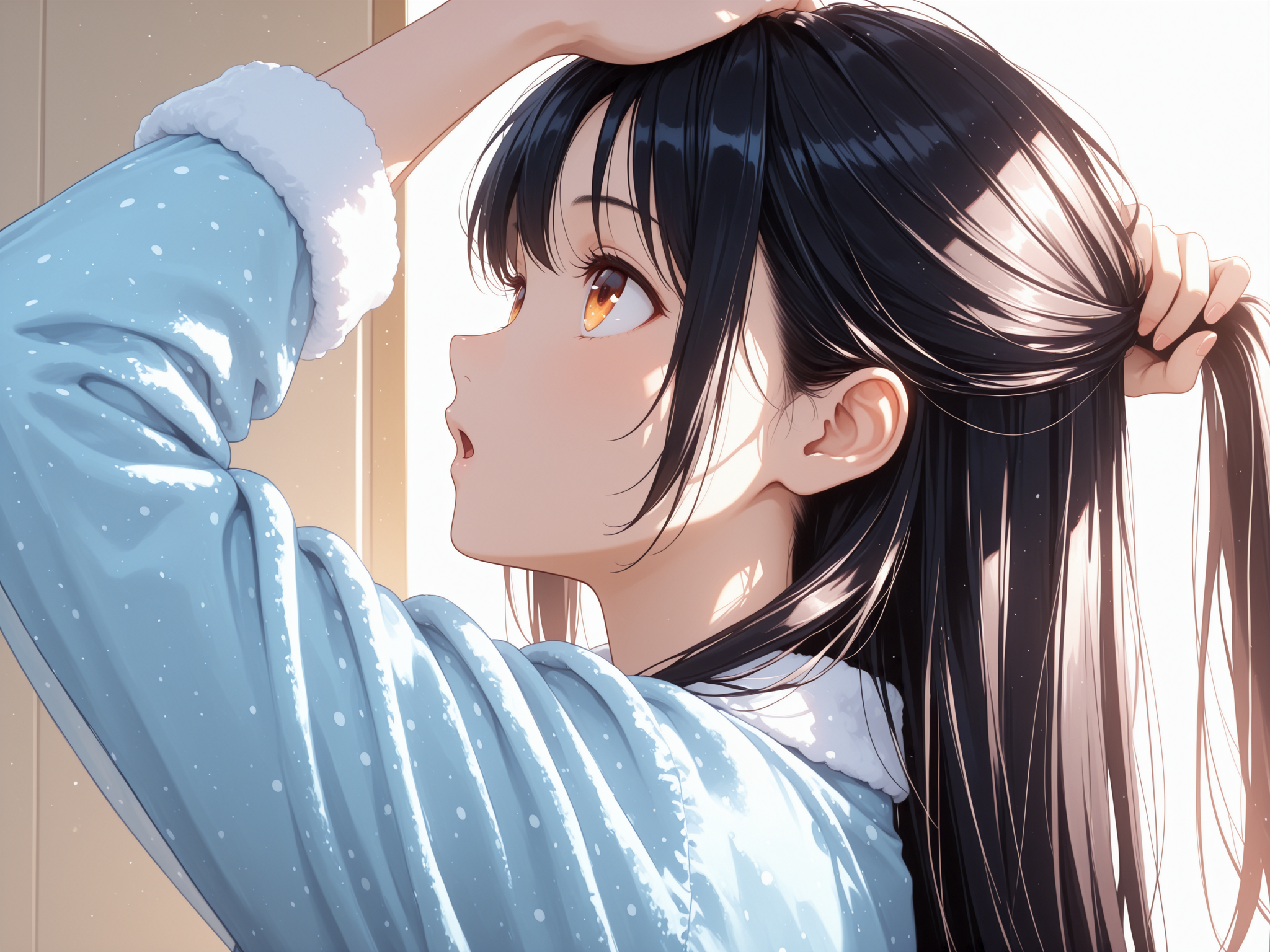 ハーフアップ | の人気AIイラスト・グラビア