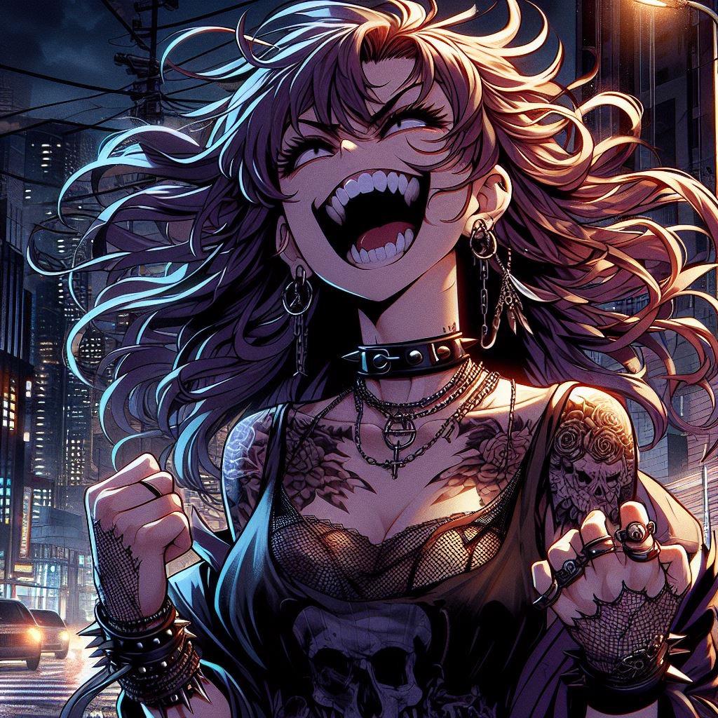 ガンギマリの女