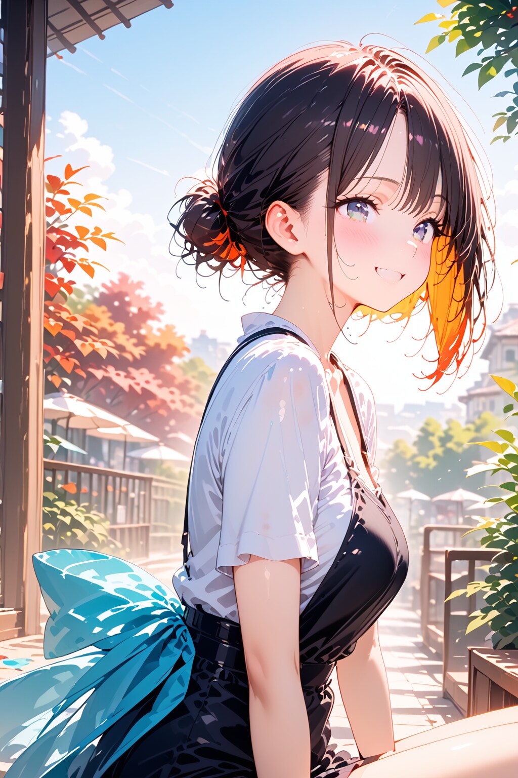 秋の公園１ | の人気AIイラスト・グラビア