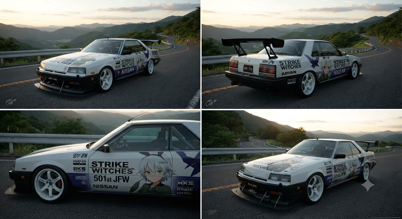 DR30ストライクウィッチーズ痛車 | の人気AIイラスト・グラビア