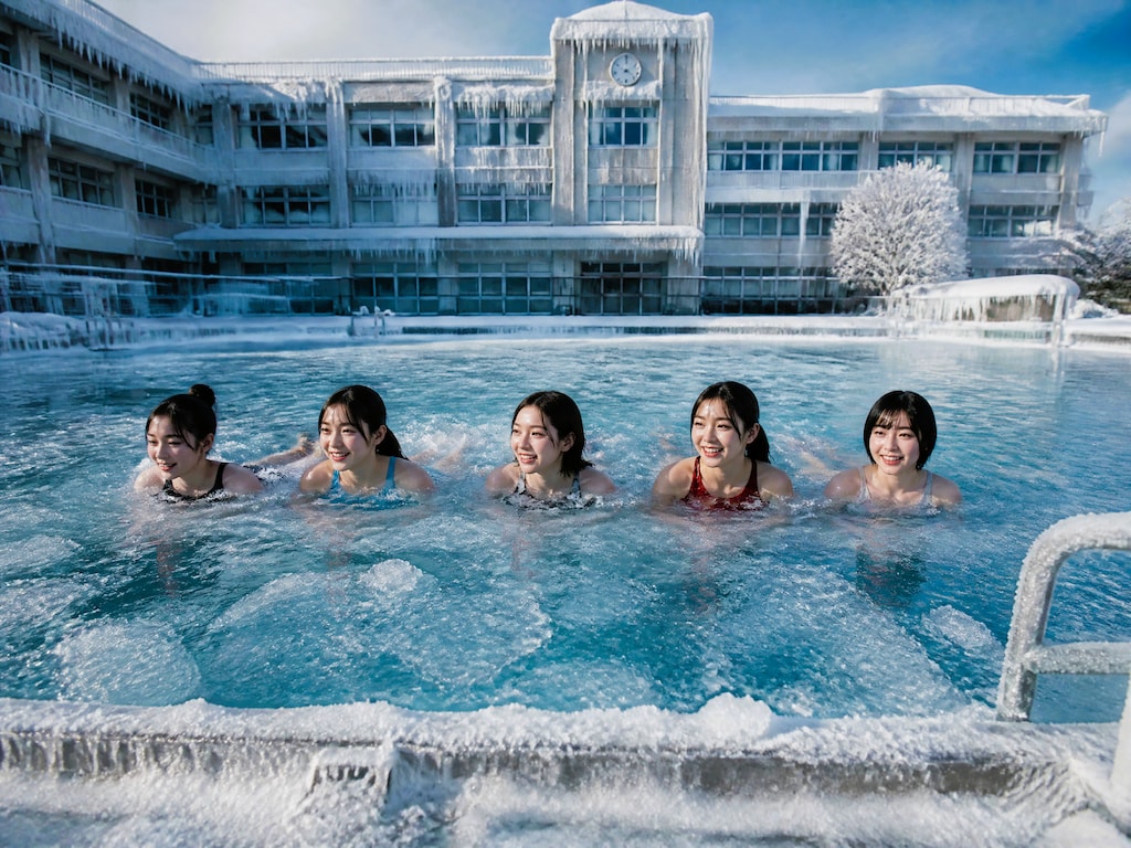 氷立高校水泳部
