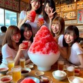 【謎画像】忘年会でジャンボかき氷を頼んでみた 2枚目