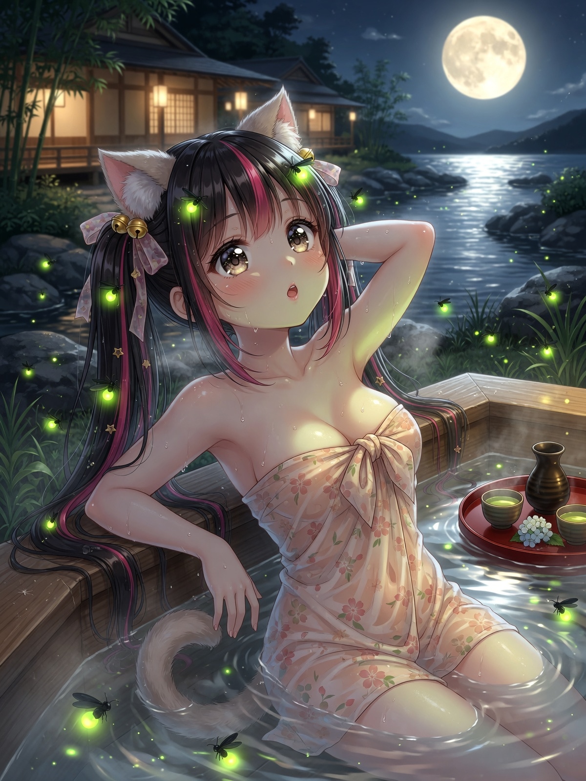 黒ツイにゃん