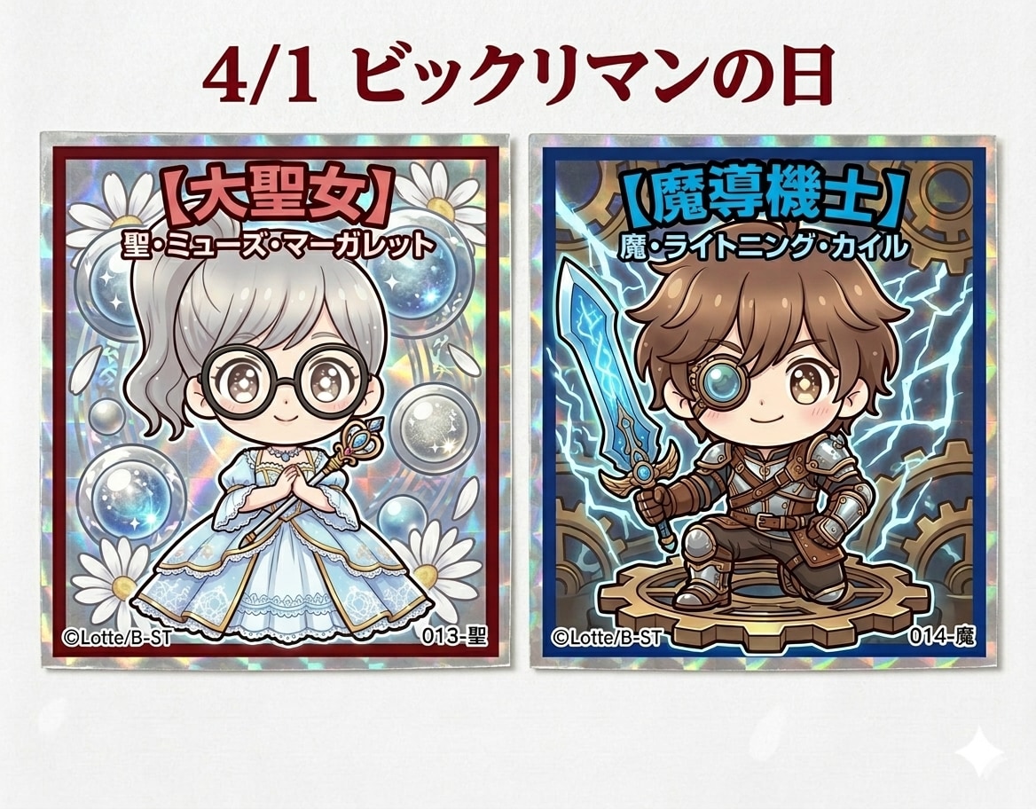 今日は「ビックリマンの日」 | の人気AIイラスト・グラビア