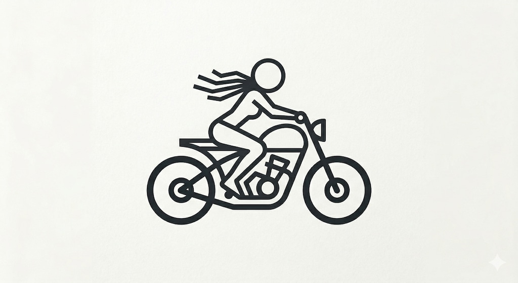 ミニマリズム=バイク女子