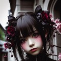 ゴスロリ少女 2枚目