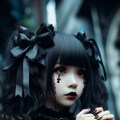 ゴスロリ少女 4枚目