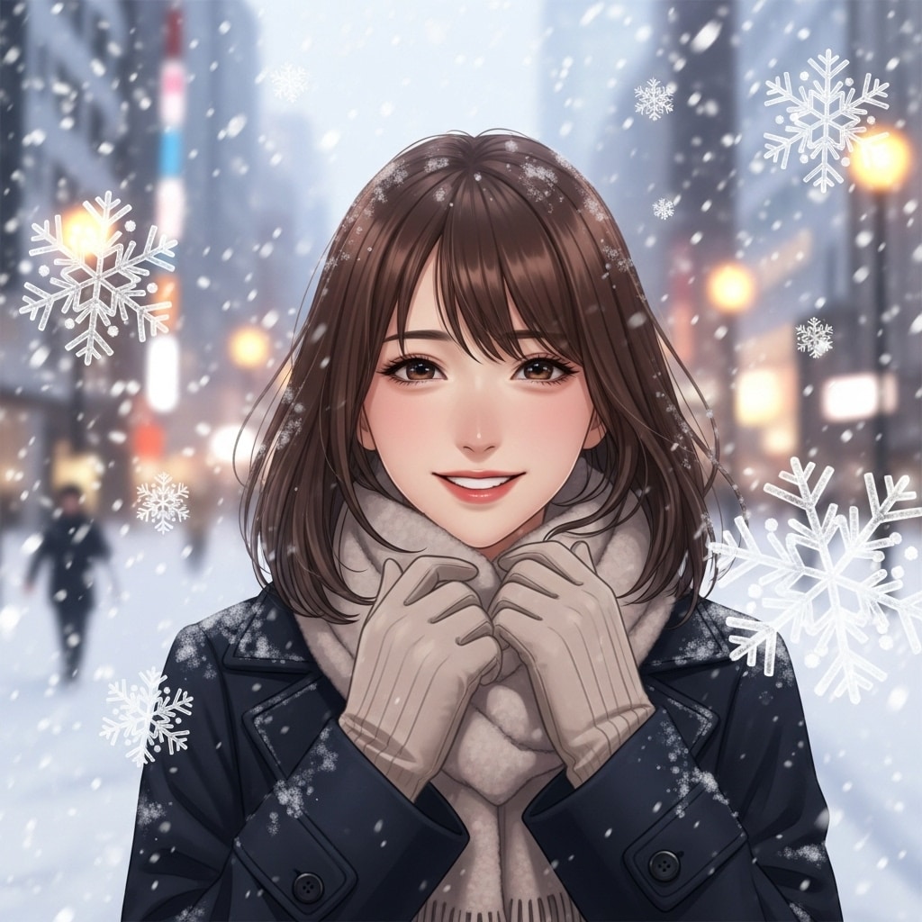雪の中 | の人気AIイラスト・グラビア
