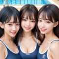 スク水女子高生32 2枚目