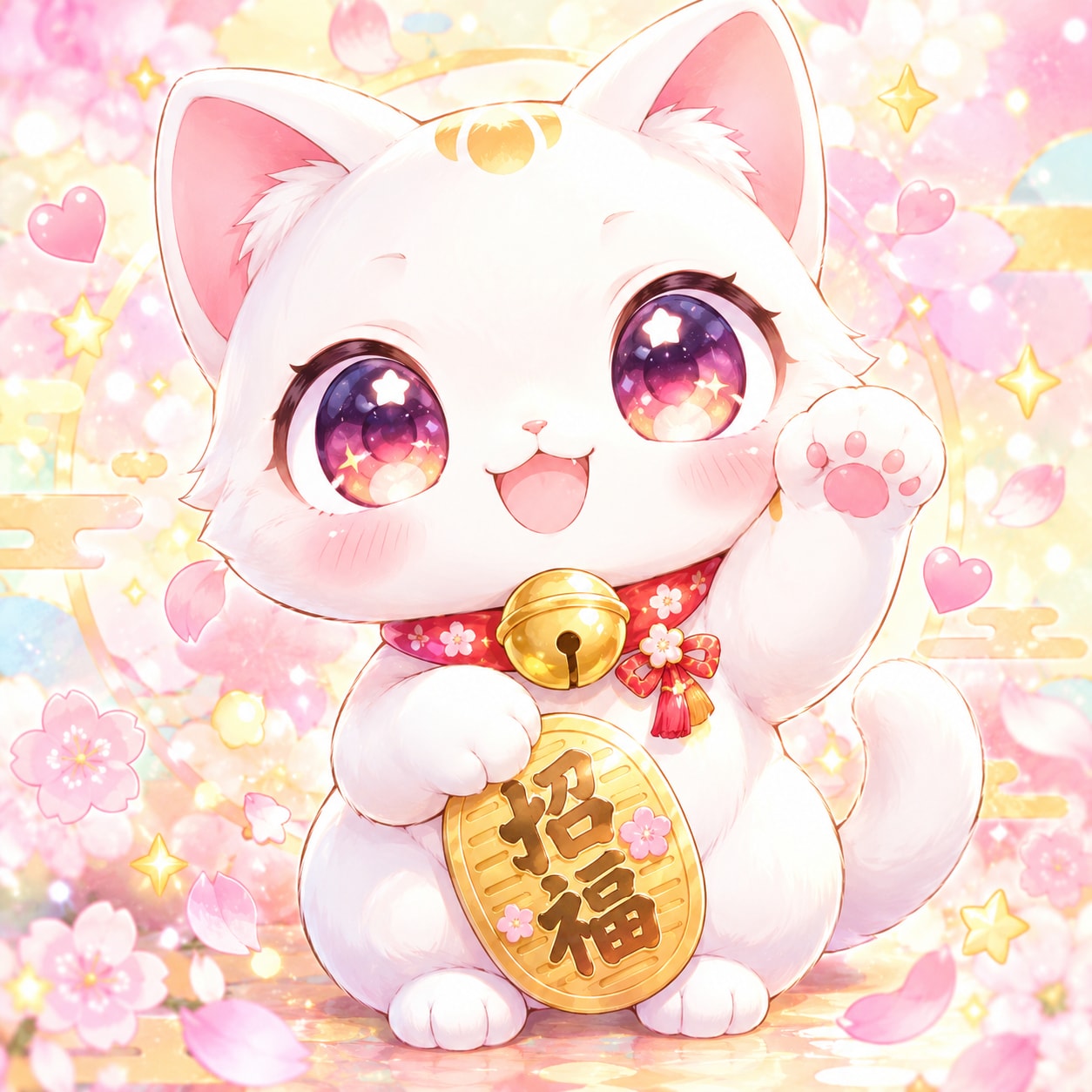 招き猫 | の人気AIイラスト・グラビア