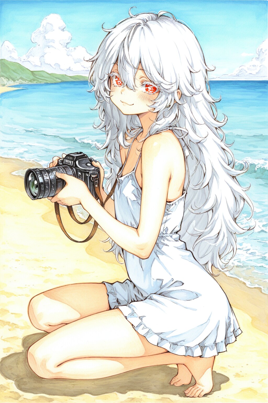 白い少女_02 | の人気AIイラスト・グラビア