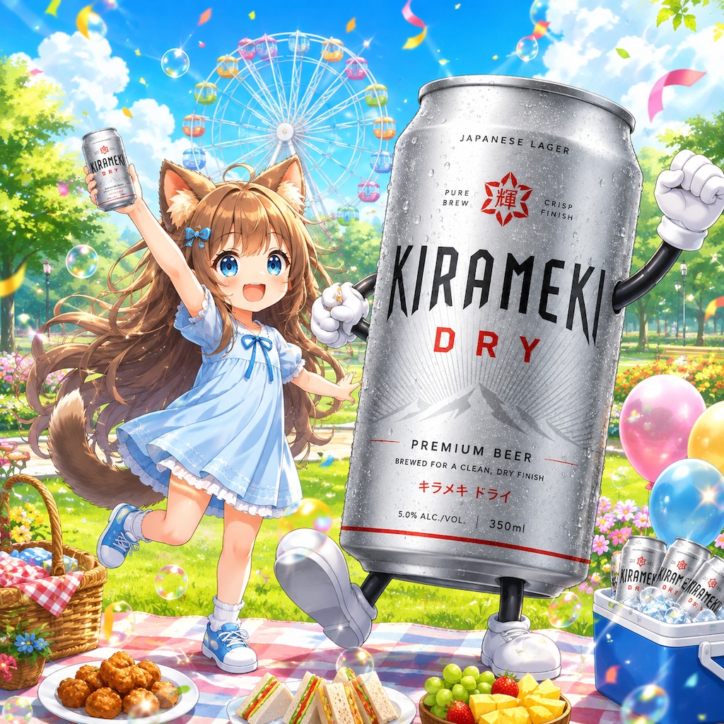 遊園地の小さな女の子