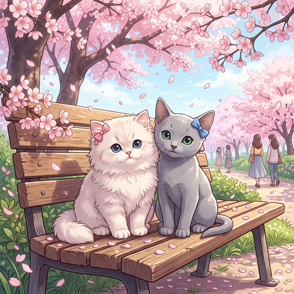 ペルシャとロシアンブルー | の人気AIイラスト・グラビア