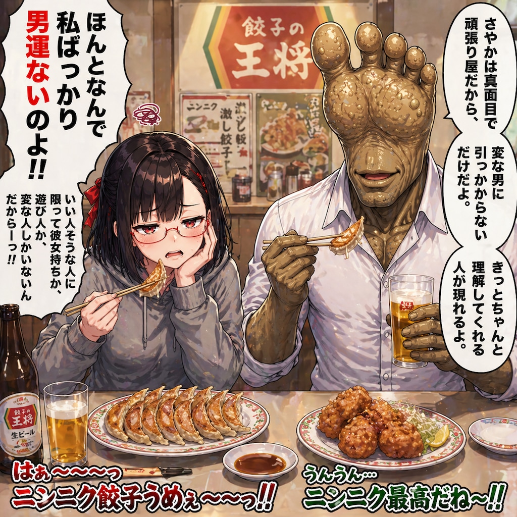 黒瀬さやかさんと足の裏怪人