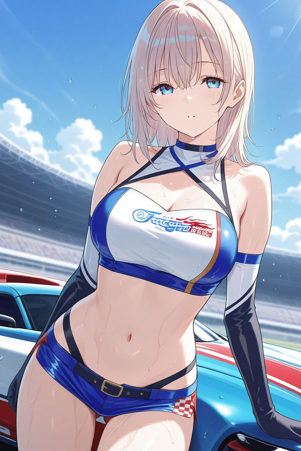 雨上がりのサーキット