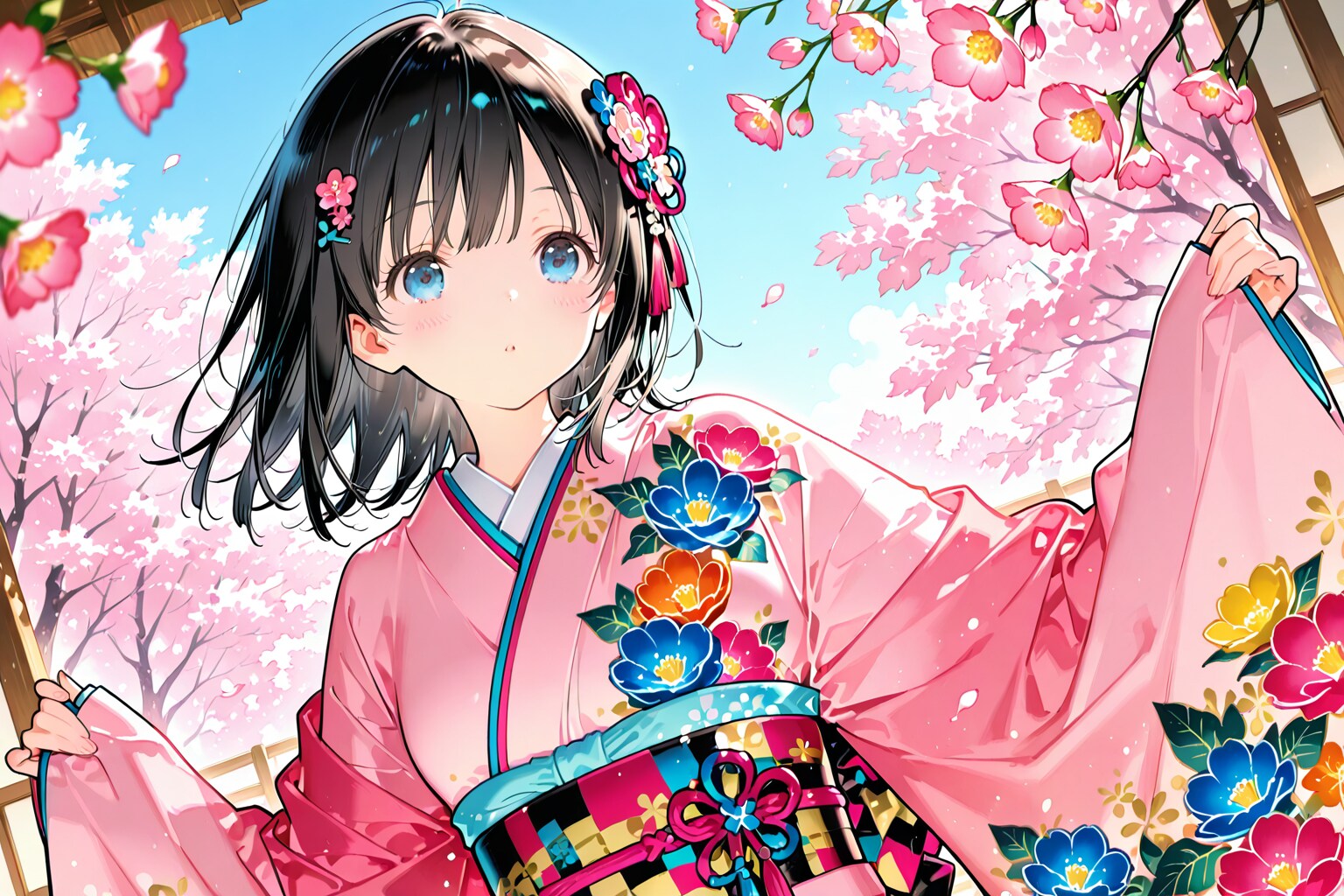 晴れ着(PHOENIX)(2) | の人気AIイラスト・グラビア