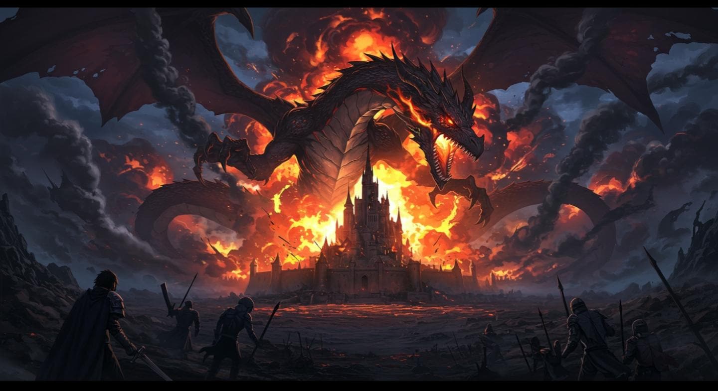 小説『世界災厄の竜と成る』【ニャンノ世界】 | の人気AIイラスト・グラビア