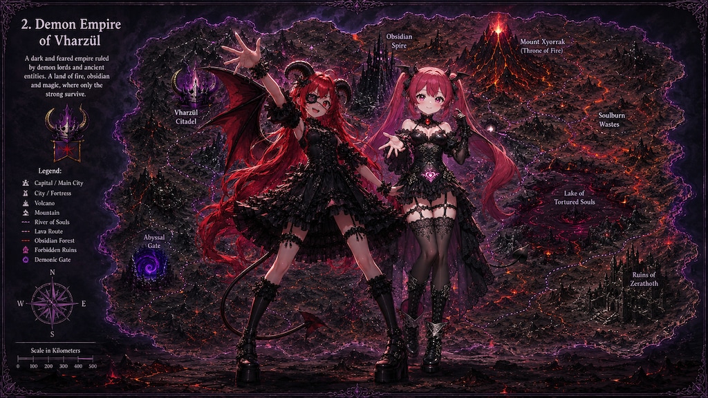 World Asterra, Demon Empire of Vharzul