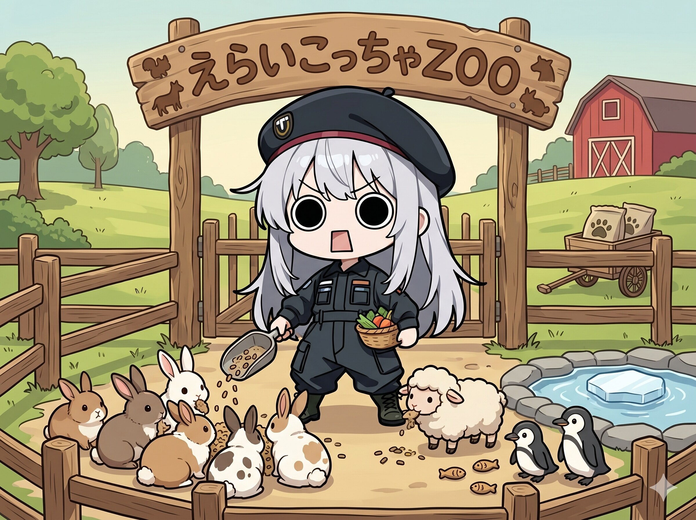 飼育えらいこっちゃ嬢 | の人気AIイラスト・グラビア