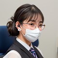 眼鏡とマスク 2枚目