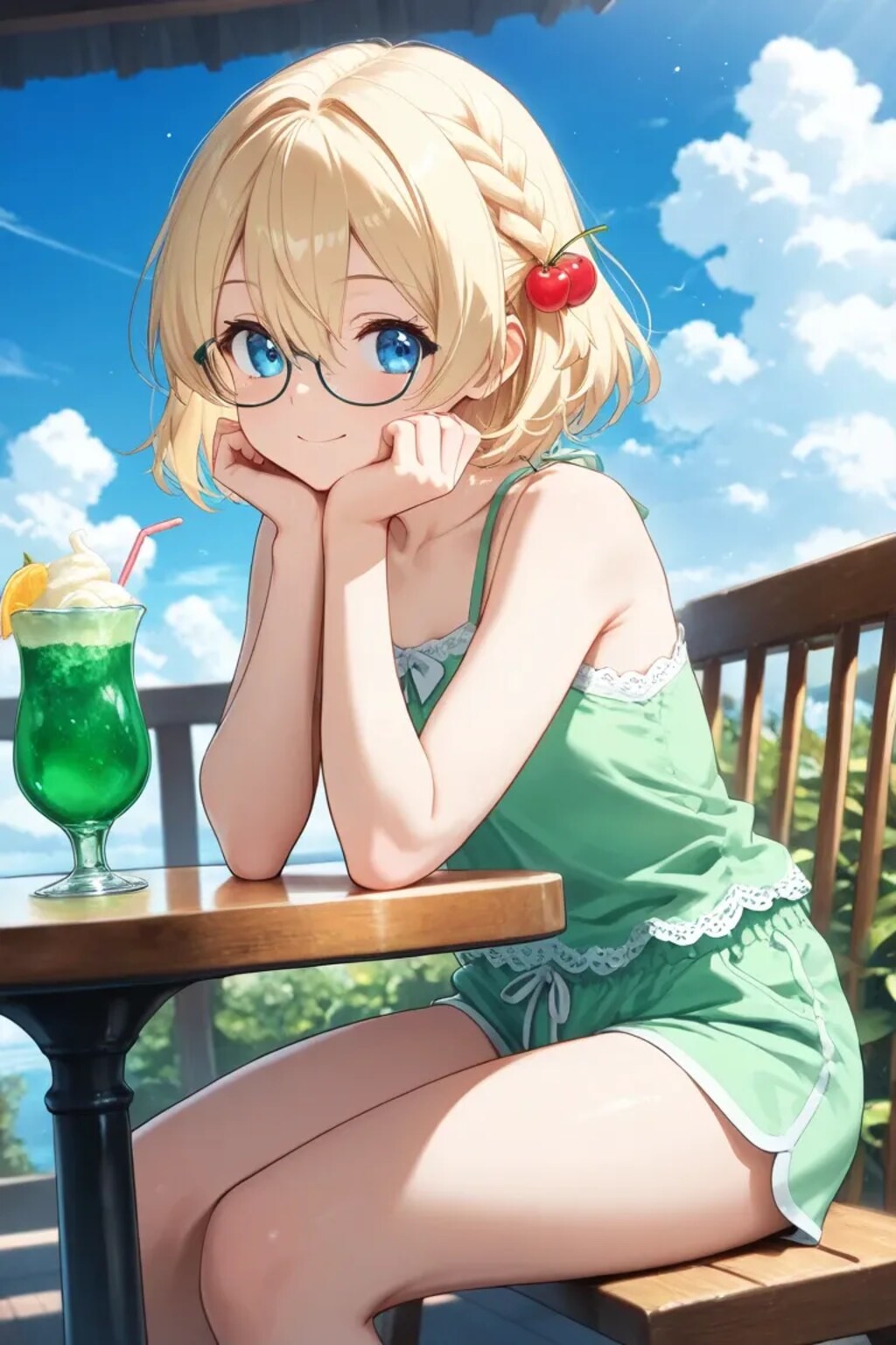 メロンクリームソーダ