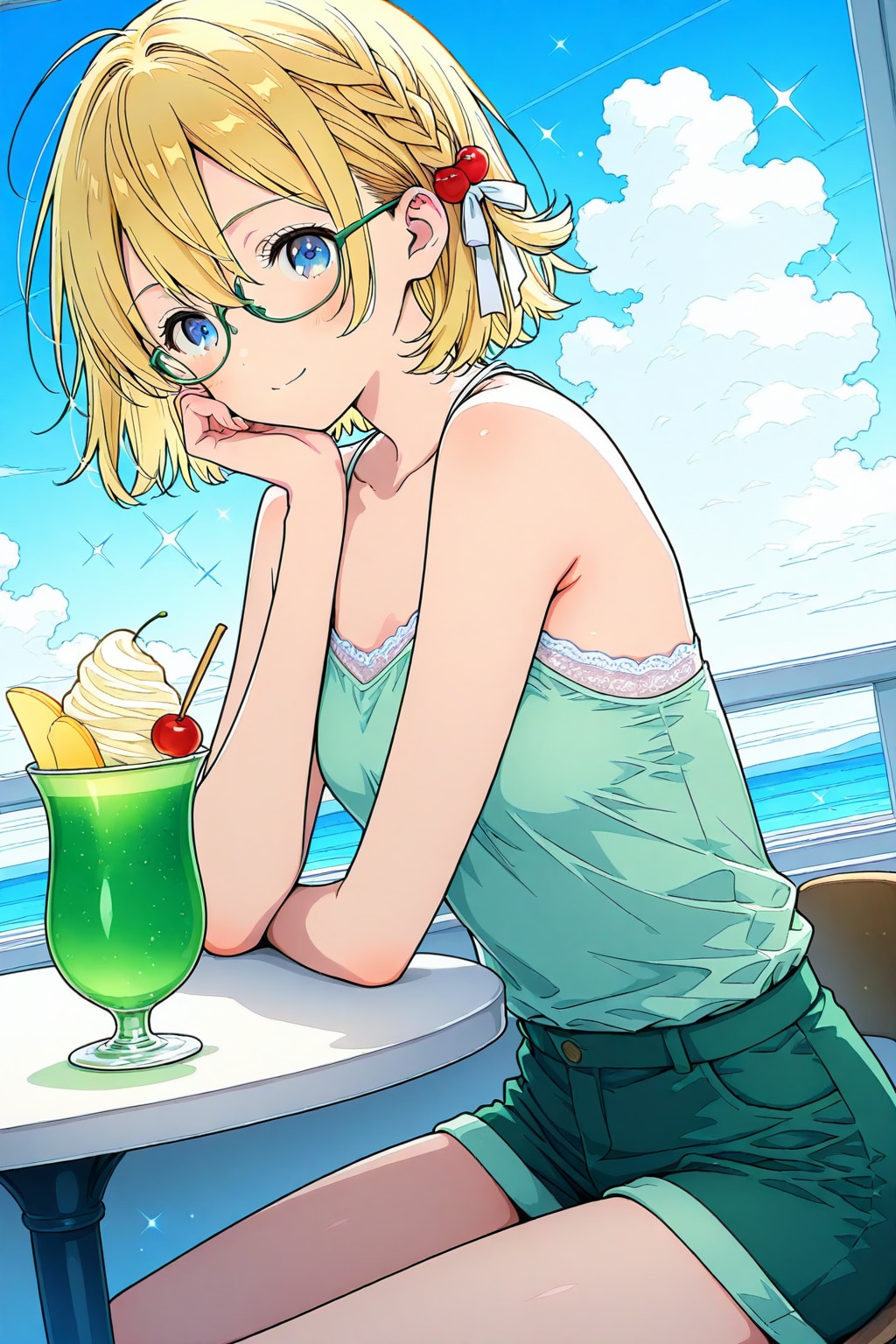 メロンクリームソーダ