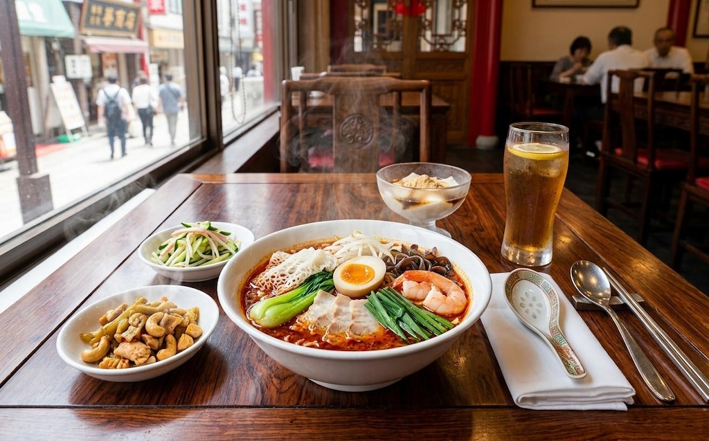 麻辣湯麺ランチ