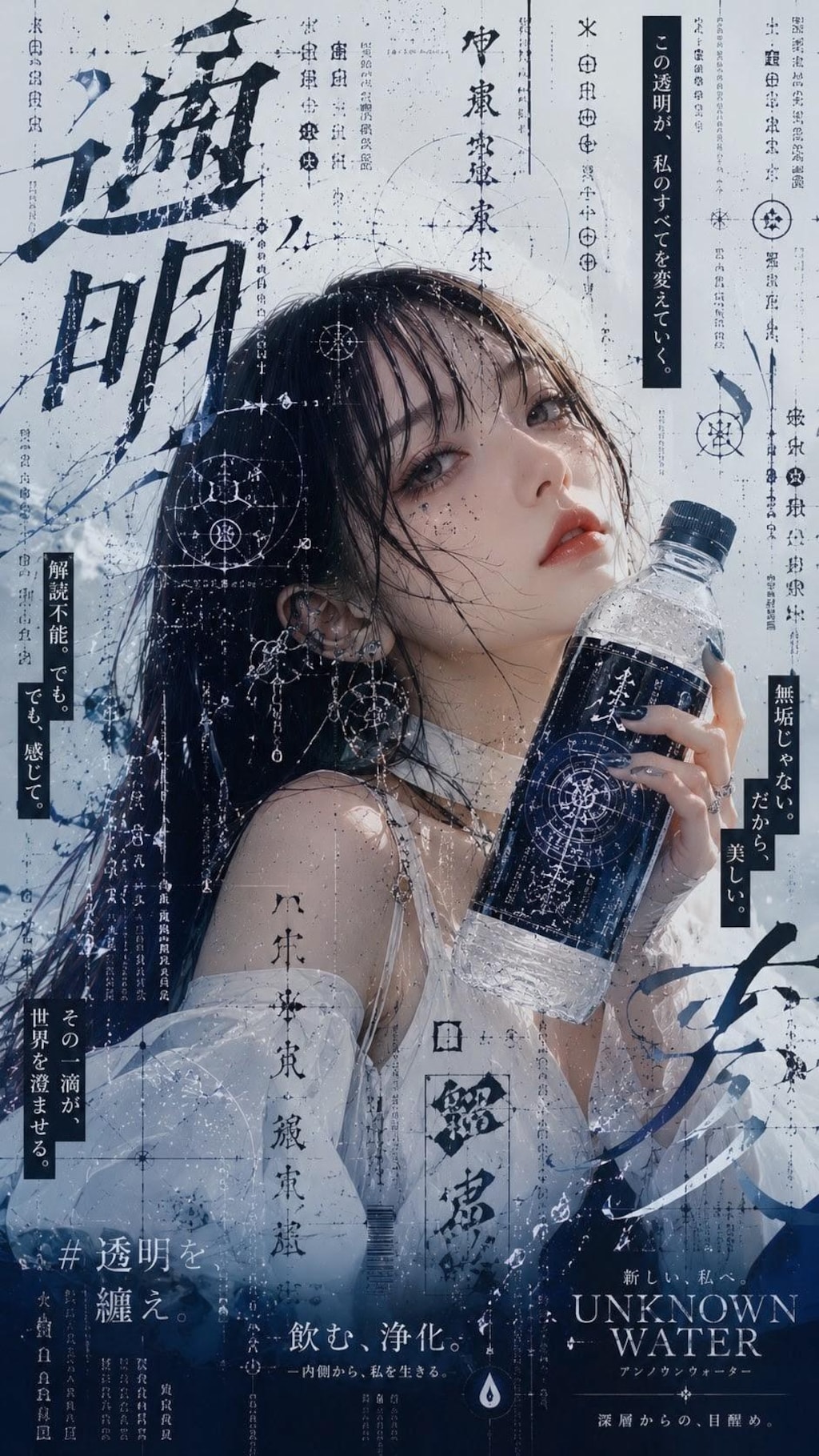 謎文字解読不能ポスター