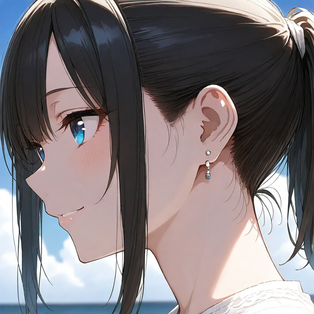 横顔