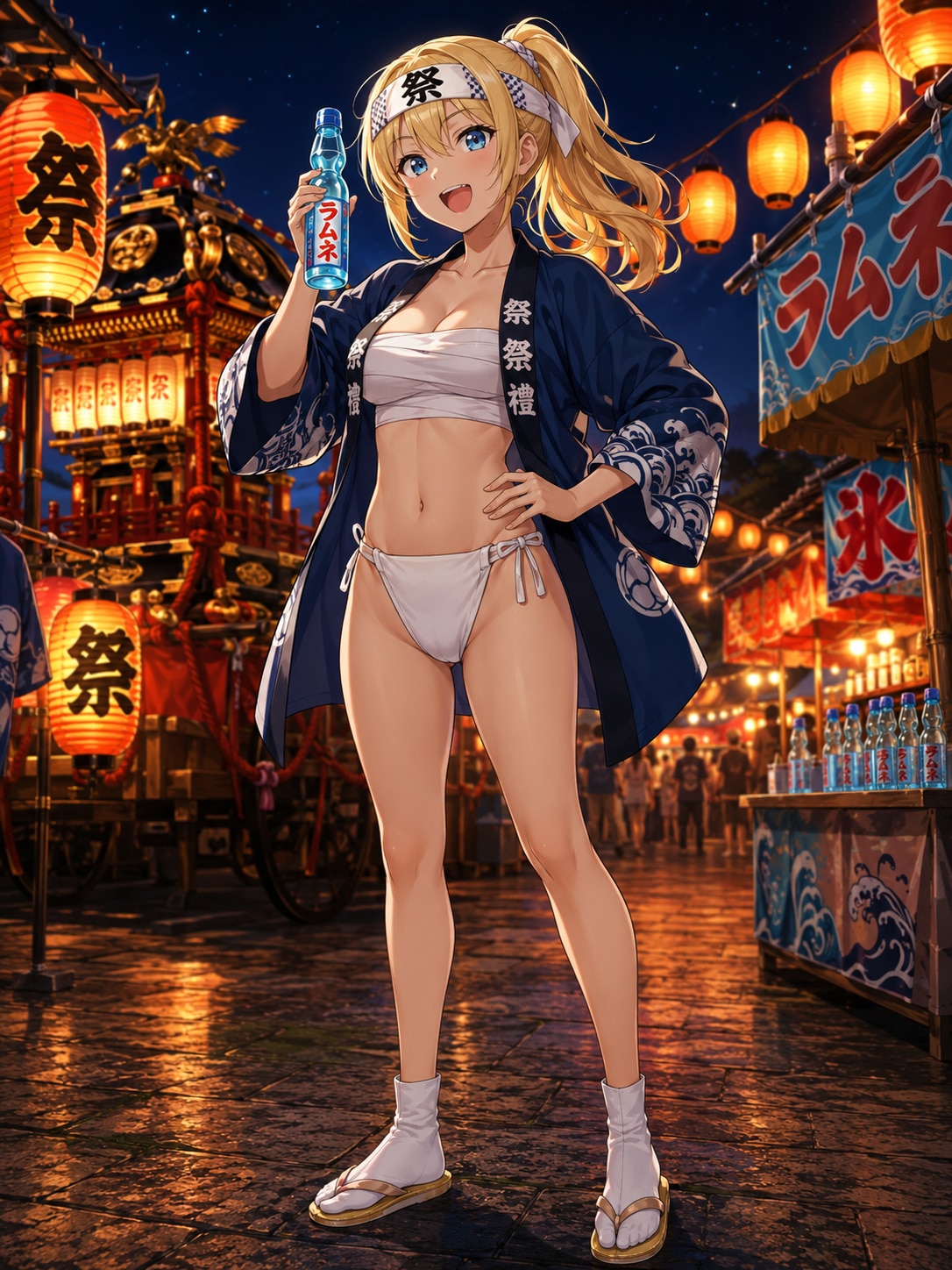 お祭りコーデ