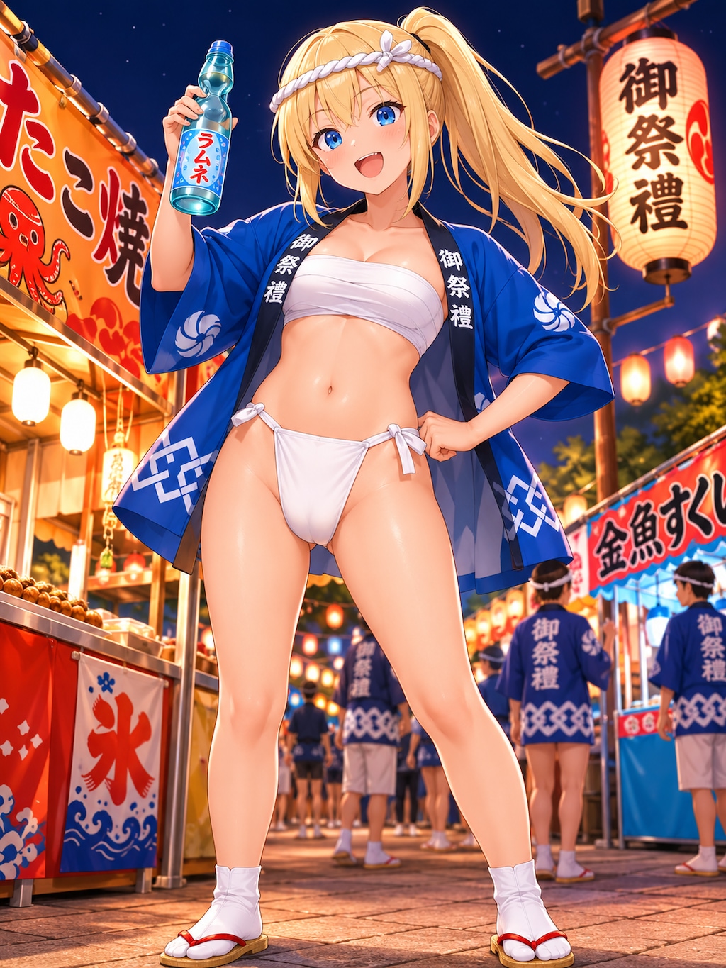 お祭りコーデ