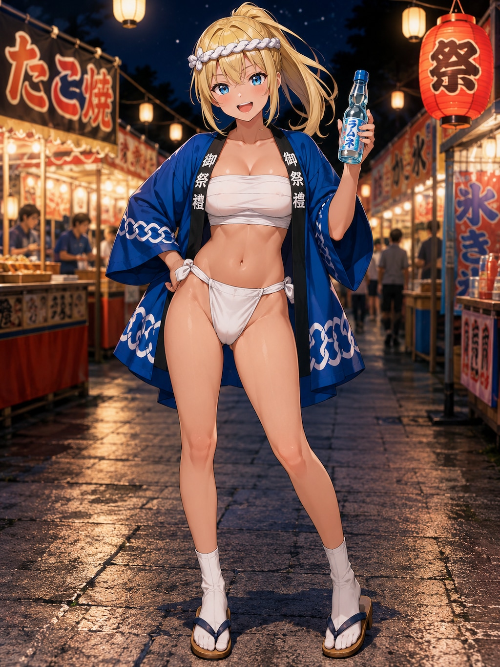 お祭りコーデ