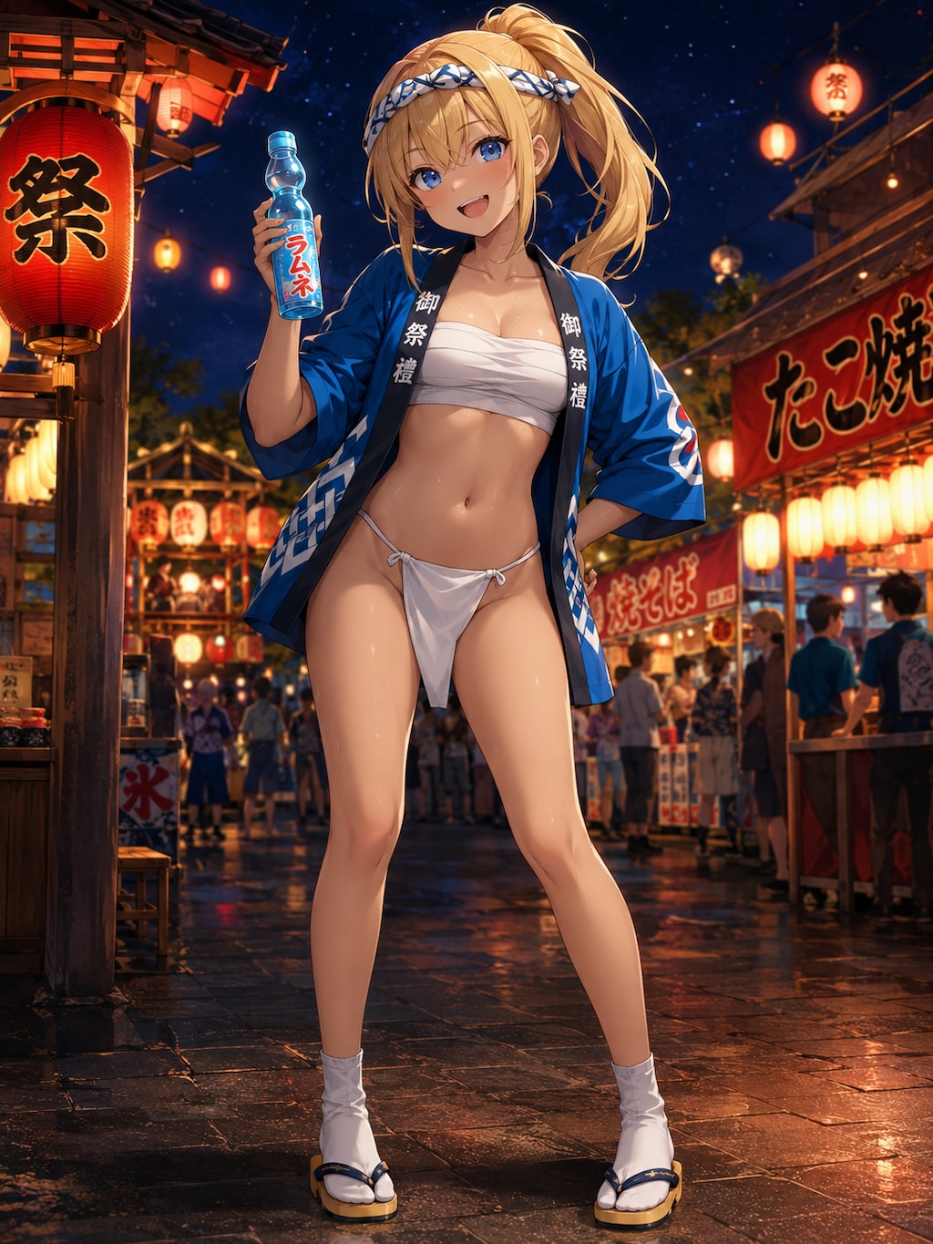お祭りコーデ