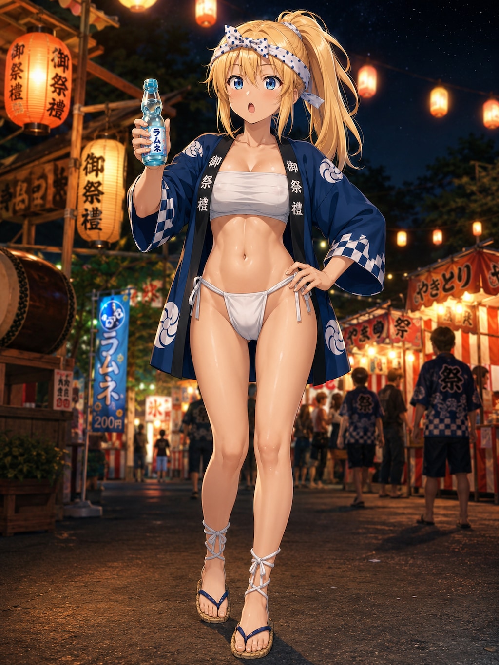 お祭りコーデ